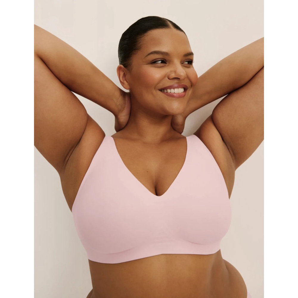KNIX Revolution V Neck Bra Pink Size 36 F/G - Picture 3 of 12